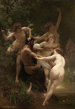 Bouguereau, Nymphs and Satyr, 1873